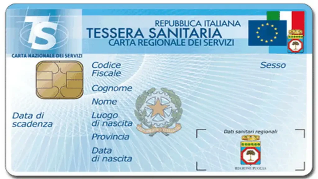 Помощь в получении медицинской карты в Италии Tessera sanitaria