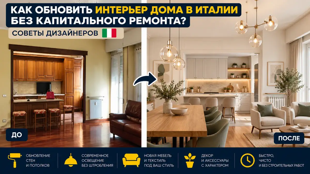 Как обновить интерьер в Италии без капитального ремонта post thumbnail