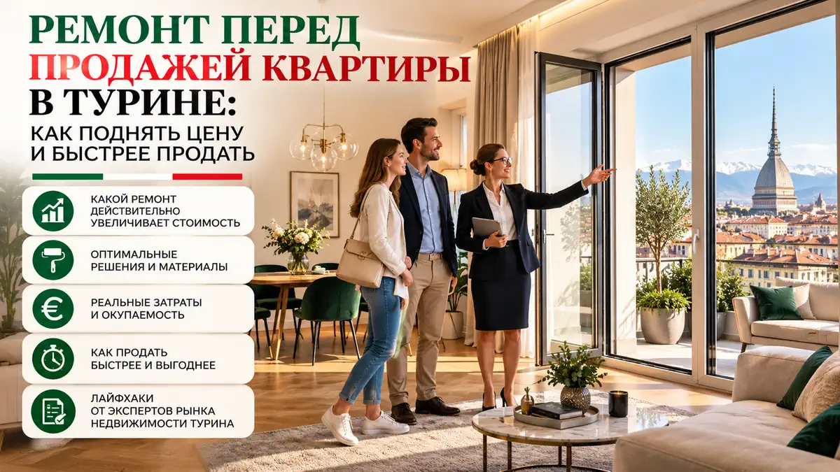 Ремонт перед продажей квартиры в Турине: что делать и стоит ли тратиться post thumbnail
