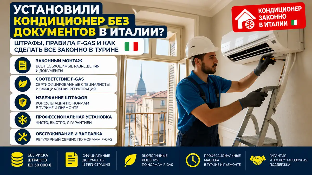 Штрафы за кондиционер в Италии: правила F-Gas и документы post thumbnail