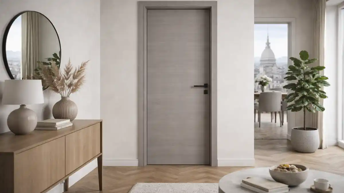 межкомнатные двери в квартире в Турине