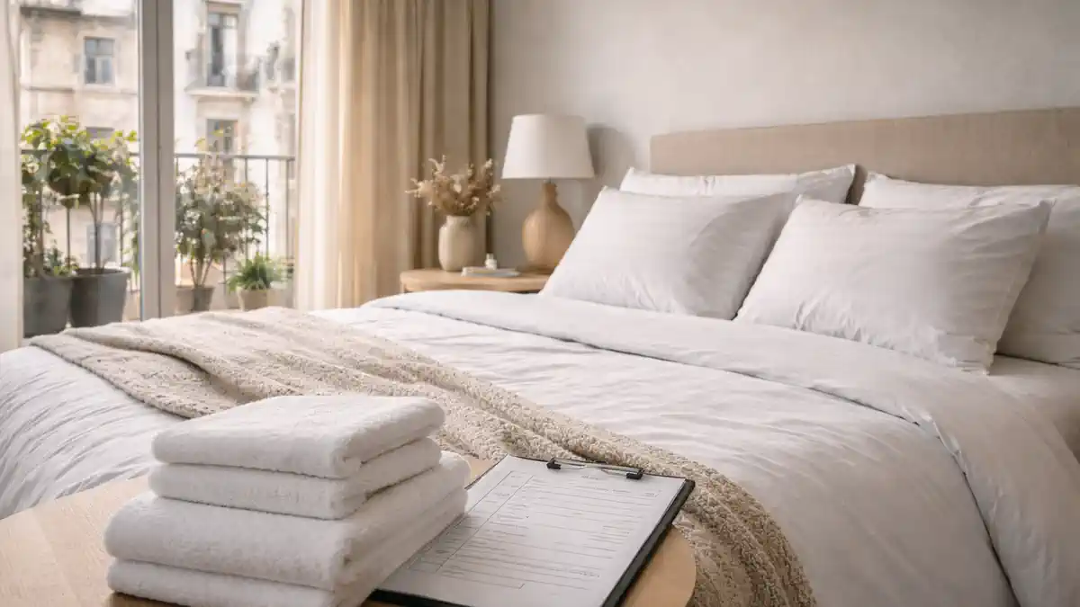 Профессиональная уборка и бельё для краткой сдачи в Турине